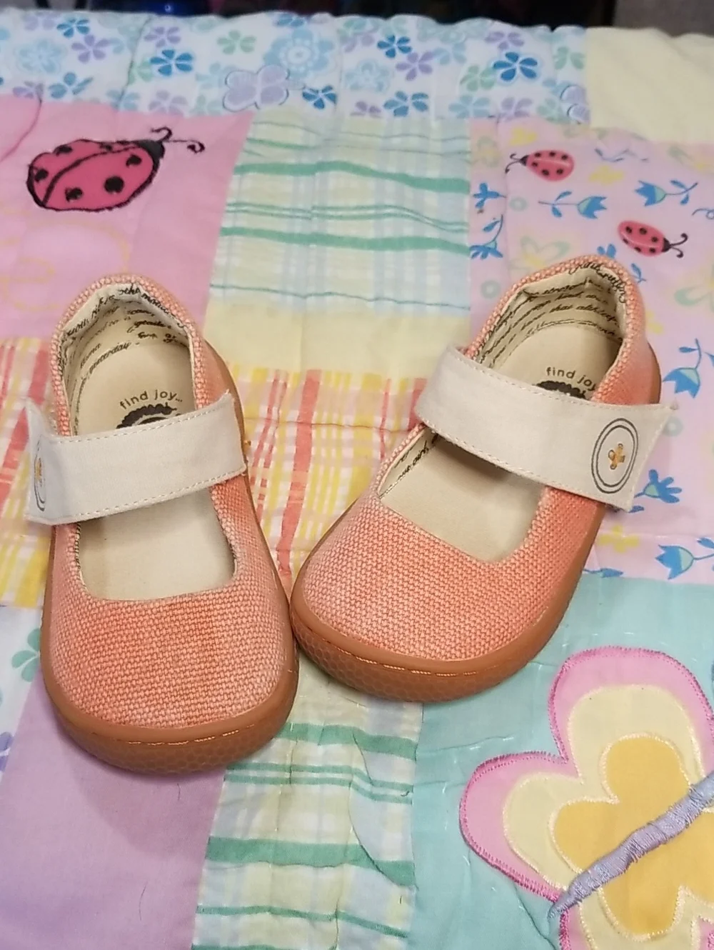 Livie & Luca Peach Carta II Mary Jane  Size 5